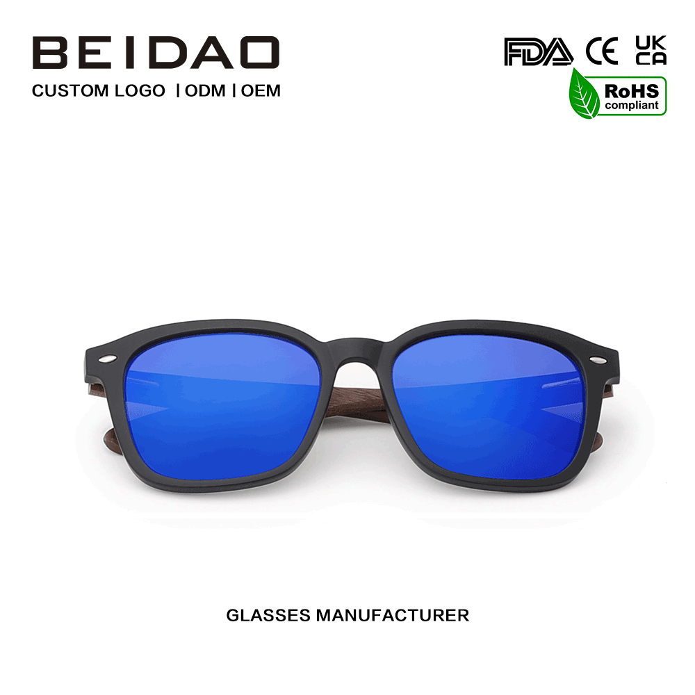 Kacamata Terpolarisasi Bingkai UV400 TR90 Buatan Tangan Retro Fashion