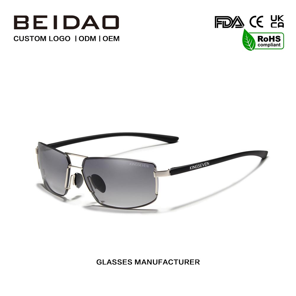 Kacamata Hitam Terpolarisasi Aluminium Mewah