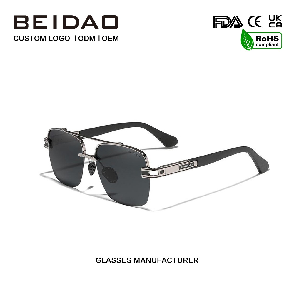 Kacamata Hitam Terpolarisasi Retro Warna-warni Nuansa Persegi